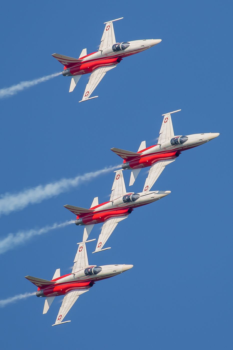 Northrop RF-5 Tigereye (J3091) - Patrouille Suissebr /(40. Greifenseelauf, Uster)