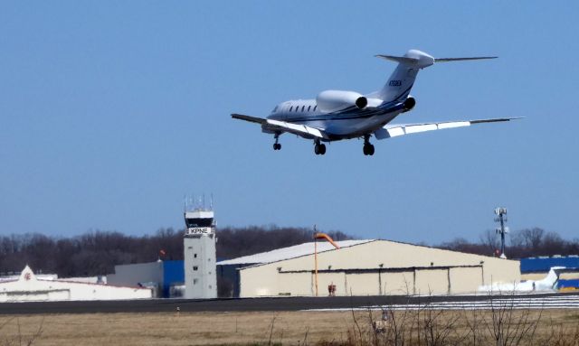 Cessna Citation X (N750EA) - On final is this 2002 Cessna Citation X in the Spring of 2019.