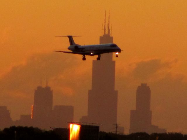 Embraer ERJ-145 — - Great morning shot from inside the K Concourse.