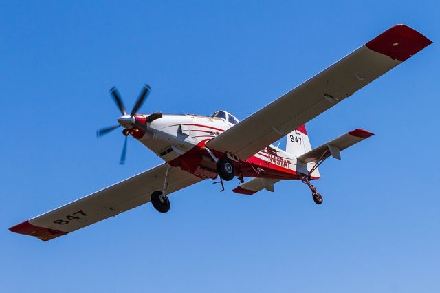 Air Tractor AT-802 (T847) - Aero Tech Air Tractor AT-802 (N457AT) departing runway 26 at the Idaho County Airport in Grangeville on a fire mission to battle the Billy Creek fire.