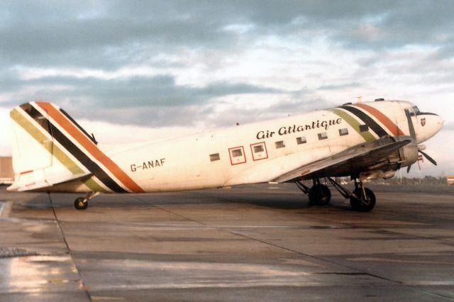 Douglas DC-3 (G-ANAF) - Seen here in Feb-85.