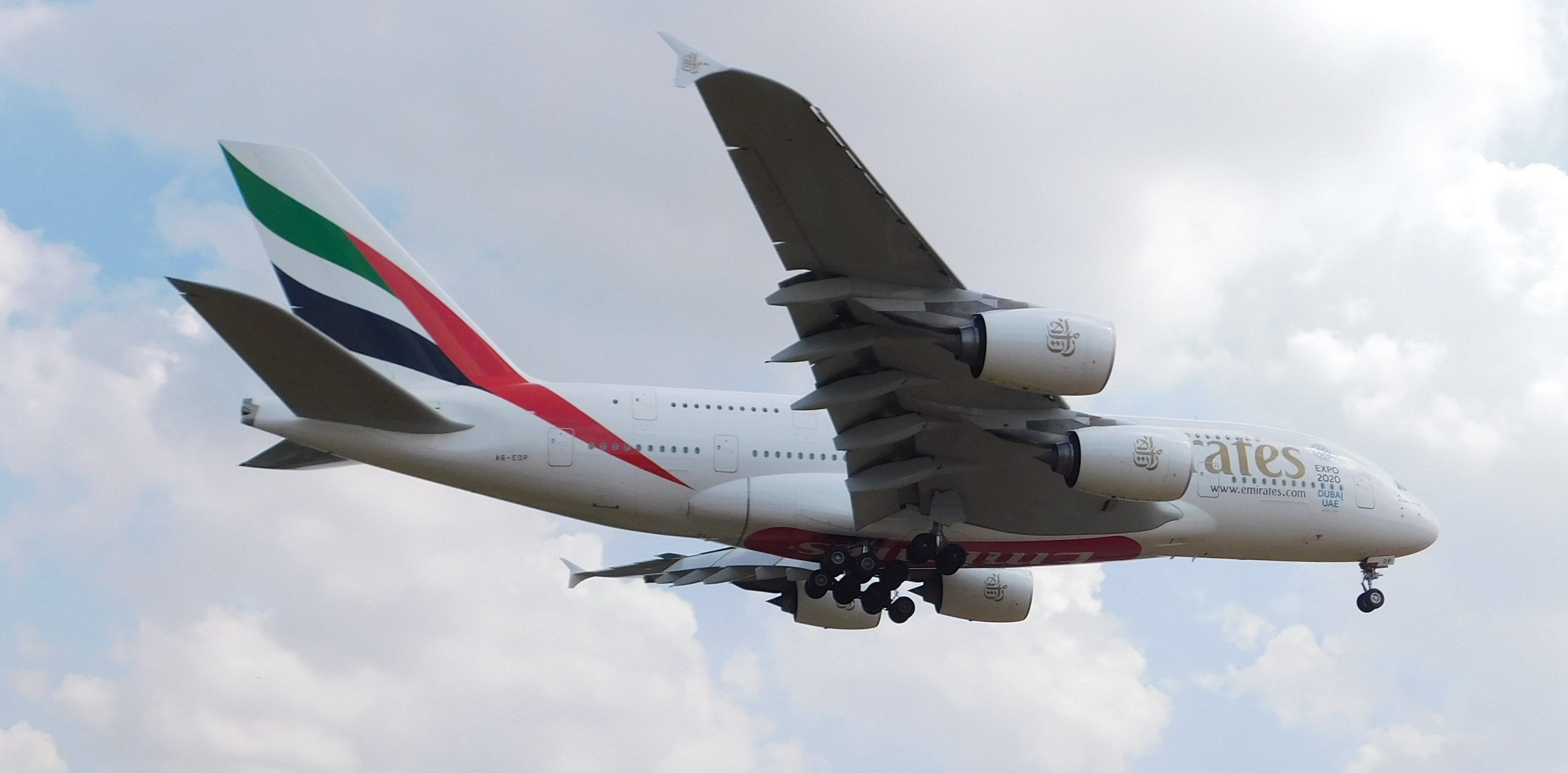 Airbus A380-800 — - TAKEN AT MARSTON GREEN 