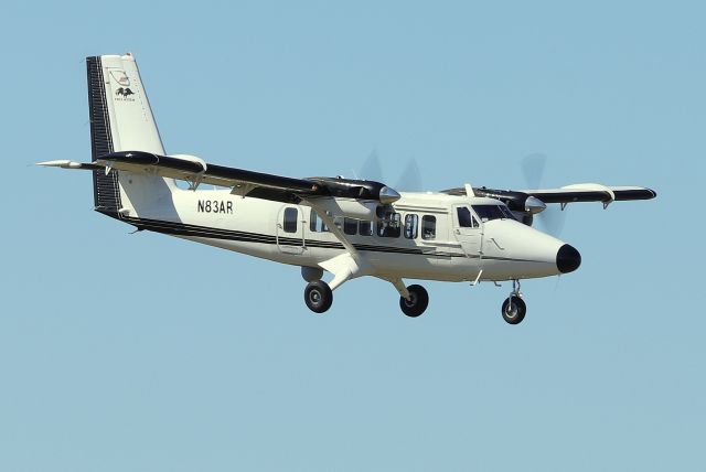 De Havilland Canada Twin Otter (N83AR) - 'Research 3 Alpha Romeo' in for some quick pattern work