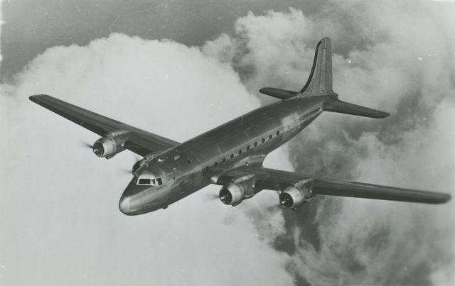 Douglas C-54 Skymaster (N90423) - scanned from photograph