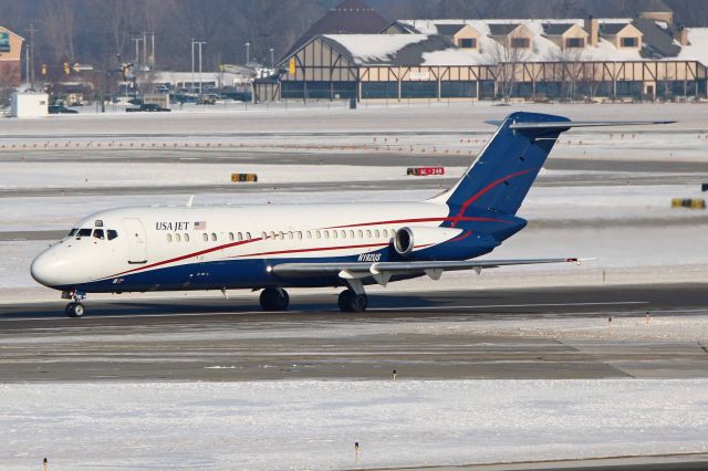 Douglas DC-9-10 (N192US) - A good day for some cargo classics on 17 Jan 2018.