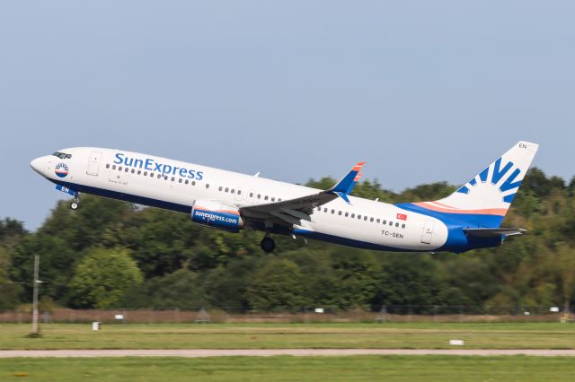Boeing 737-800 (TC-SEN) - SXS507 to Dalaman