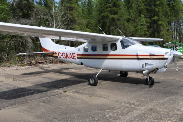 Cessna Centurion (C-GAAE) - C-GAAE Cessna RG P-210 Pressurized RVA à CSQ4 Aéroport de Casey QC. le 02-09-2023 à 11:44