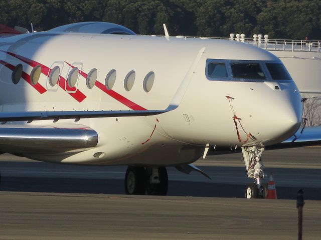 Gulfstream Aerospace Gulfstream G650 (VP-CPM) - I take a picture on Dec 29, 2017.