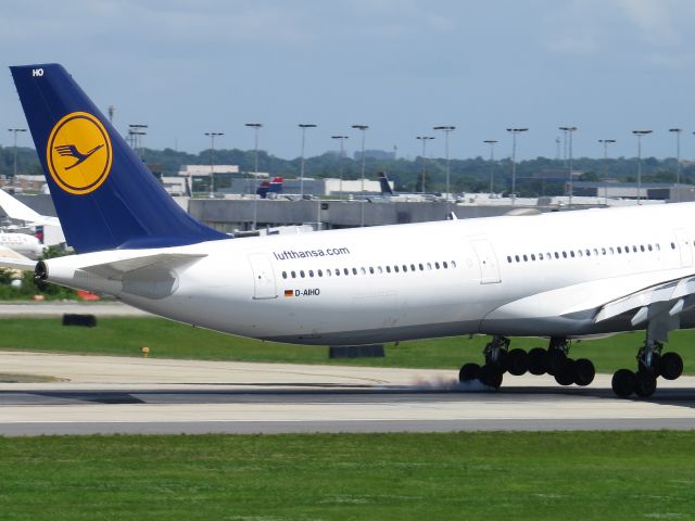 Airbus A340-600 (D-AIHO) - Taken July 6, 2013