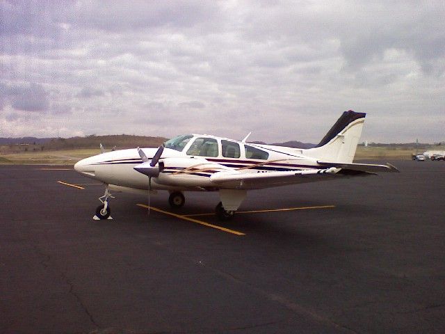 Beechcraft 55 Baron (N1832W) - 1973 Baron E-55 parked on the ramp in Smyrna, TN