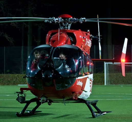 Eurocopter EC-635 (D-HDRZ) - EC-H145 , rescue helicopter - Night flyingpoints (DRF)