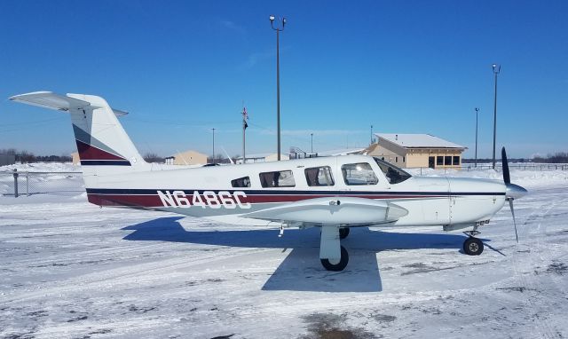 Piper Saratoga (N6486C) - Whiteside County Airport 9 February 2021.br /Here we see a nice T-tail Piper Lance.br /Gary C Orlando Photo 