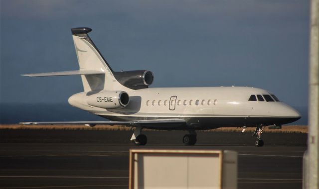 Dassault Falcon 900 (CS-EME) - Santa Maria Island International Airport - LPAZ. January 12, 2022.