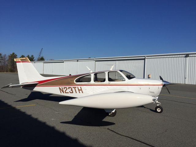 Beechcraft Bonanza (33) (N23TH) - ON THE RAMP READY TO GO.