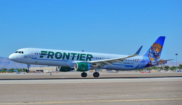 Airbus A321 (N712FR) - N712FR Frontier Airlines 2016 Airbus A321-211 - cn 7204 "Spot The Jaguar" - Las Vegas - McCarran International (LAS / KLAS)br /USA - Nevada, July 12, 2016br /Photo: Tomás Del Coro