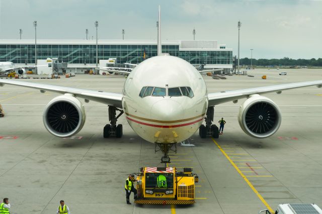 BOEING 777-300ER (A6-ETM) - Etihad Airways Boeing 777-3FX(ER) A6-ETM in Munich 