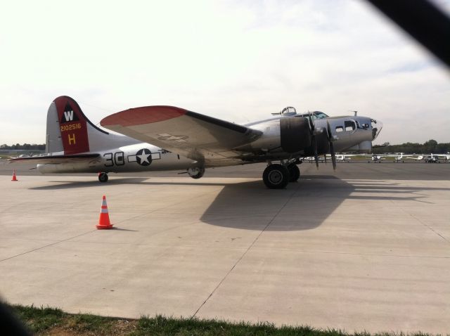 — — - Spotted this B-17 whole on another bike ride to Manassas Regional airport.