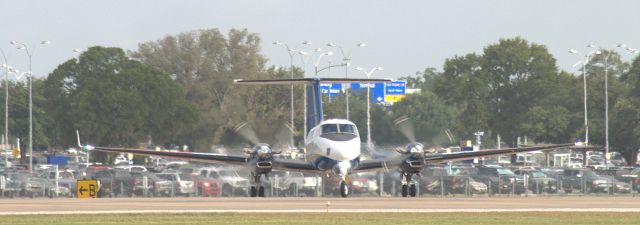 Beechcraft Super King Air 300 (N83) - Flight Check 83 leaving KAUS