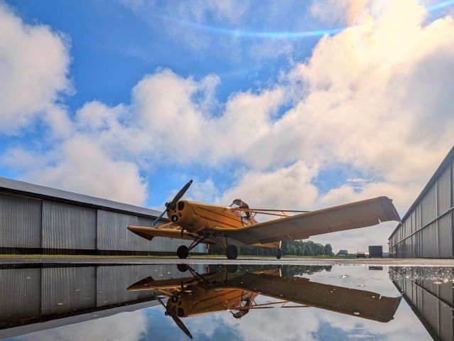 Piper PA-25 Pawnee (N424BY) - The venerable 4BY before a long day of towing gliders into the sky.