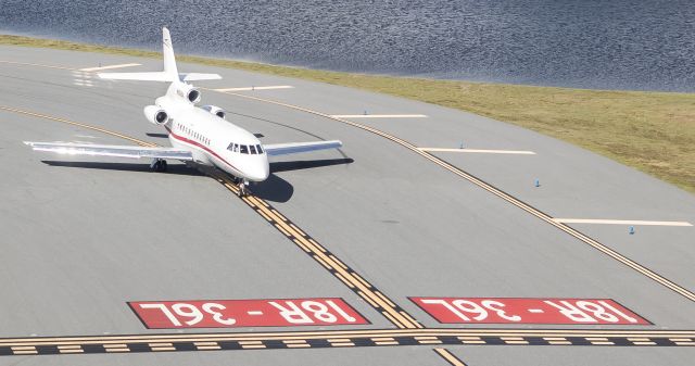 — — - Falcon 900EX at hold Orlando Airport Feb 19, 2018