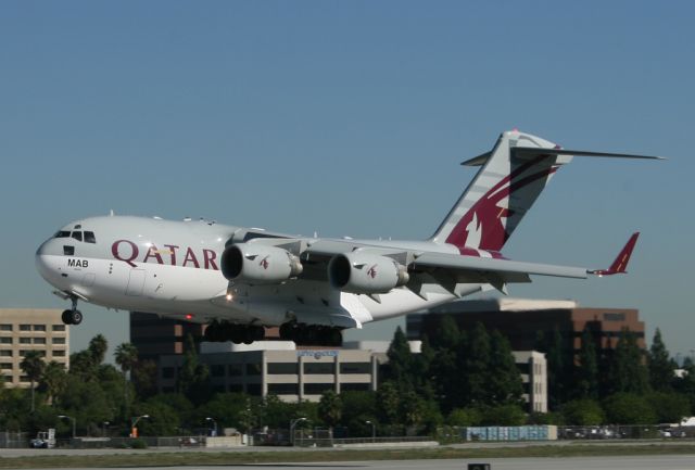 A7-MAB — - landing on rwy 30 at Long Beach