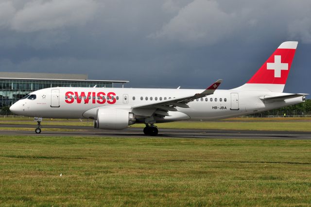 Bombardier CS100 (HB-JBA) - Farnborough Airshow 2016br /br /Bombardier CS100