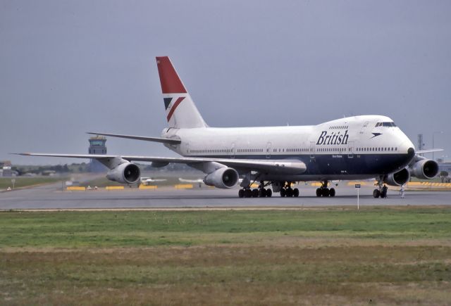 BOEING 747-100 (G-BBPU) - BRITISH AIRWAYS - BOEING 747-136B - REG G-BBPU (CN 20953 ) - ) ADELAIDE INTERNATIONAL AIRPORT SA. AUSTRALIA - YPAD 6/7/1984