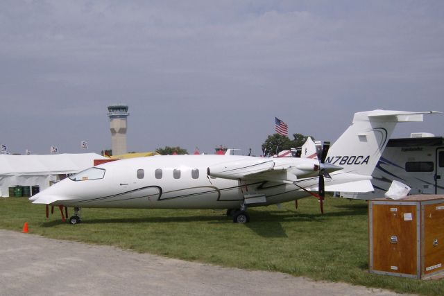 Piaggio P.180 Avanti (N780CA) - N780CA was displayed at Oshkosh AirVenture 2008.  Also seen at Denton (KDTO) or Mather (KMHR). Normally, this Piaggio Avanti II has a very active flight schedule.  For more information on Avanti II, see Ciao Avanti at: http://www.planeandpilotmag.com/aircraft/pilot-reports/piaggio-aero/ciao-avanti.html?tmpl=component&print=1&page= %09  %09