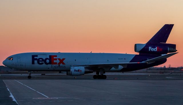 McDonnell Douglas DC-10 (N304FE) - Early morning arrival to the FEDEX ramp at YYZ