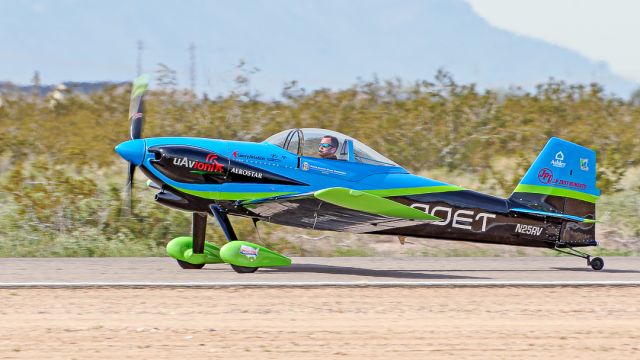 Vans RV-3 (N25RV) - Vanguard Squadron's N25RV Ludtke E L/Skoglund C Van's RV3A arriving at Buckeye Municipal Airport for 2023 Buckeye Air Fair / AOPA Fly-in