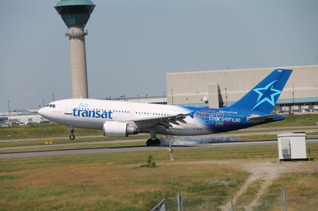 Airbus A310 (C-GTSY) - Touchdown