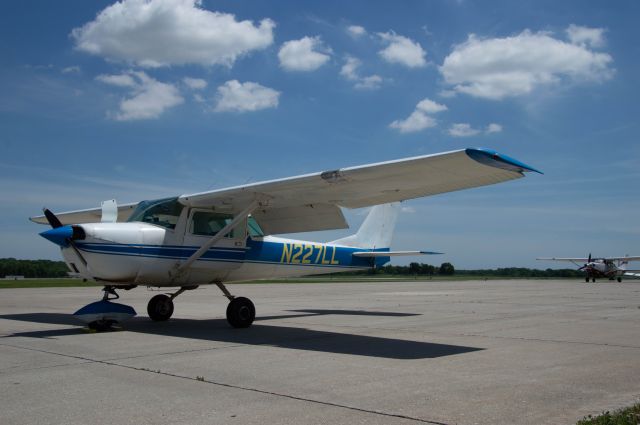 Cessna Commuter (N227LL) - A pair of Iowa State students came on down to Ankeny enjoying the lovely flying weather. I had a great time chatting with them, and I wish them the best in their studies. Photo taken on June 6, 2020 at around 2:00 PM with Nikon D3200 at 23mm.