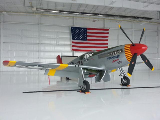 North American P-51 Mustang (AMU61429) - P-51 By Request in the Honda Jet hanger @ TLH