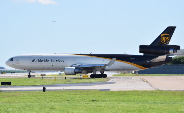 Boeing MD-11 (N291UP) - UPS MD11 take off, Runway 36R, DFW, 3/30/2017