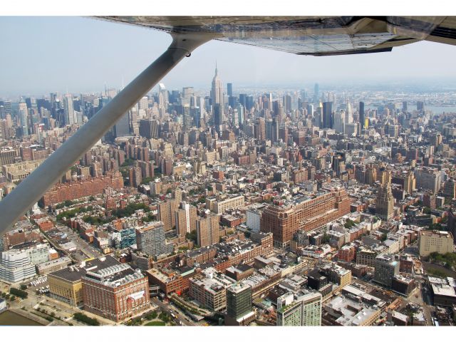 Cessna 152 (N474EP) - Along the Hudson northbound.