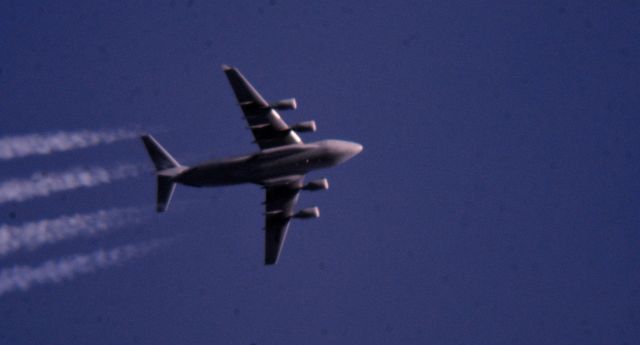Boeing Globemaster III — - C-17 over Cleveland heading west. 05-22-15