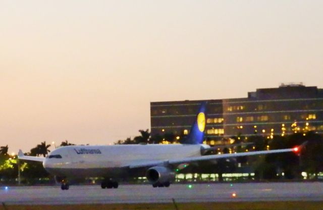 Airbus A330-300 (D-AIKG) - Holding Short for departure to Dusseldorf