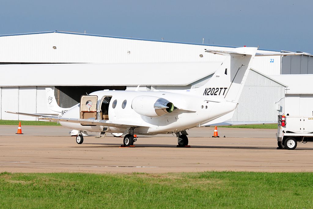 Beechcraft Beechjet (N202TT) - Ghost paint job.