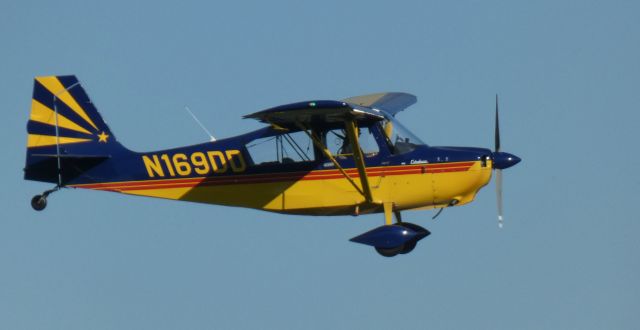 CHAMPION Sky-Trac (N169DD) - On short final is this 2001 American Champion Aircraft Citibria Sky-Trac from the Spring of 2022.