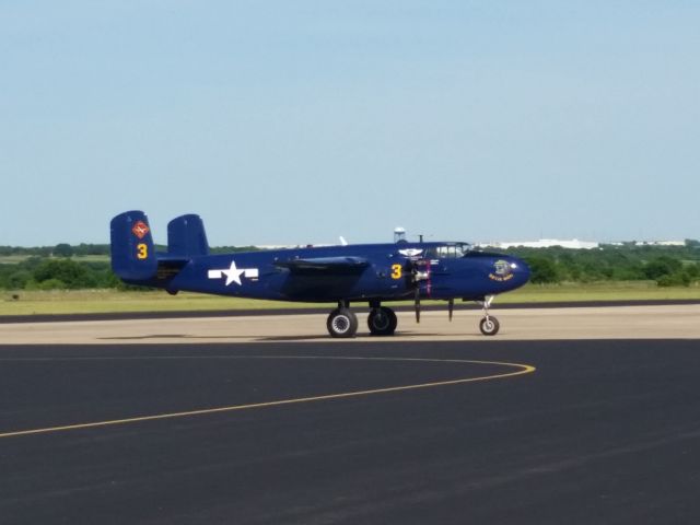 North American TB-25 Mitchell — - Nice B-25 on the ramp at Draughon-Miller Central Texas Regional