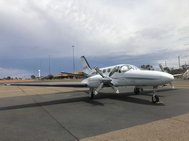 Cessna Conquest 2 (VH-VPL) - Kalgoorlie Airport GA apron 