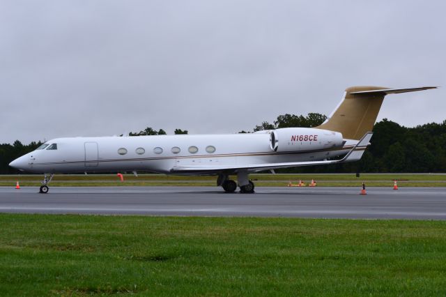 Gulfstream Aerospace Gulfstream V (N168CE) - GLOBAL AIRCRAFT LLC (formerly registered to Caesars Entertainment) at KJQF - 9/26/20