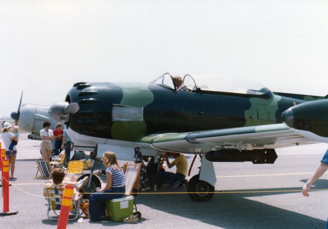 Piper Cherokee (N66J) - This is a modified North American AT-6, called the "Bacon Super -T-6". I was friends with the owner back in 1978. I had a nice flight in this aircraft too. 