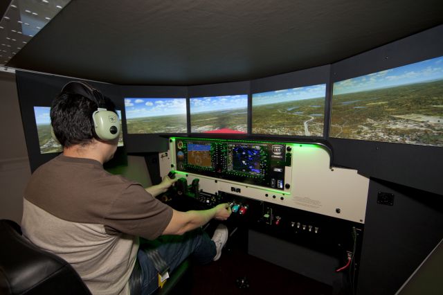 Cessna Skylane (SIMKDXR) - A very cool, FAA certified full motion simulator at the Danbury airport.  www.fullmotionflight.com