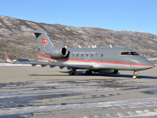 Canadair Challenger (C168) - Parked in front of the hangar