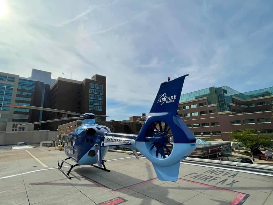 N305PH — - New livery on AirCare 1 at Fairfax Hospital -Credit AirCare