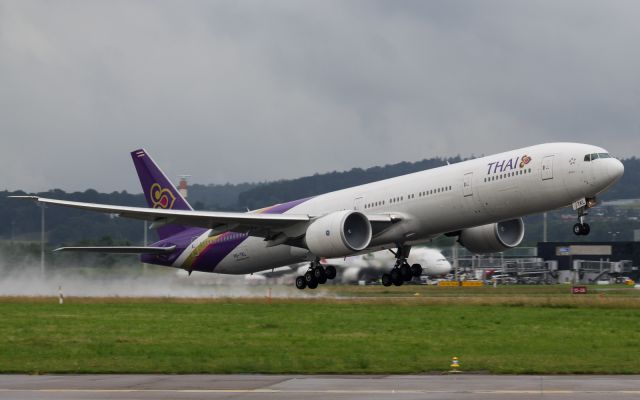 BOEING 777-300 (HS-TKL) - Rotate Runway 16 in Zurich (Schwitzerland)