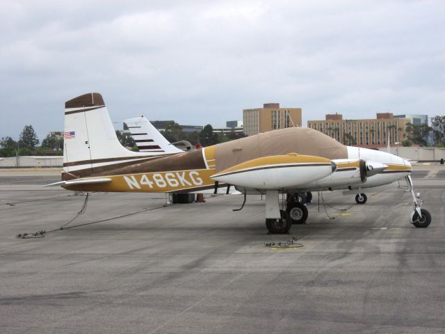 Cessna 310 (N486KG) - Parked at Santa Ana