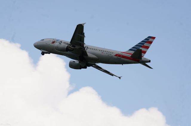 Airbus A319 (N702UW) - Another shot of 702 departing runway 1 going to Charlotte. 