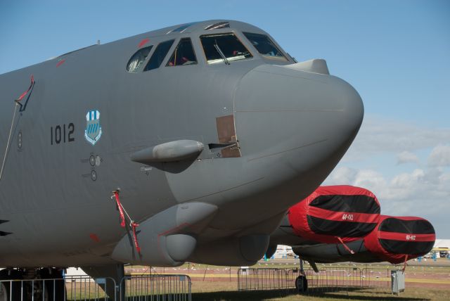 61-0012 — - B-52H Stratofortress in the Static Display stand at Australian International Airshow 2013